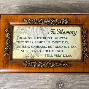 Cottage Garden Wind Beneath My Wings Musical Jewelry Box New In Box